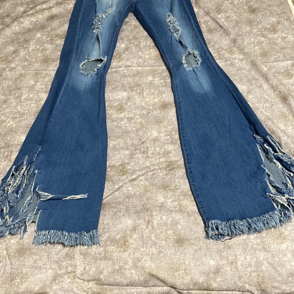 JC &JQ wide leg flare jeans - Picture 2 of 5
